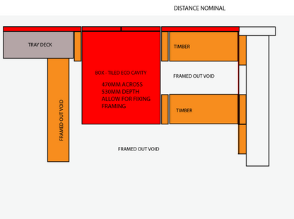 Eco-Vanishing Cavity Storage - Tiled lid, Under Ground aluminium units
