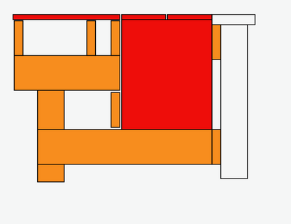 Eco-Vanishing Cavity Storage - Tiled lid, Under Ground aluminium units