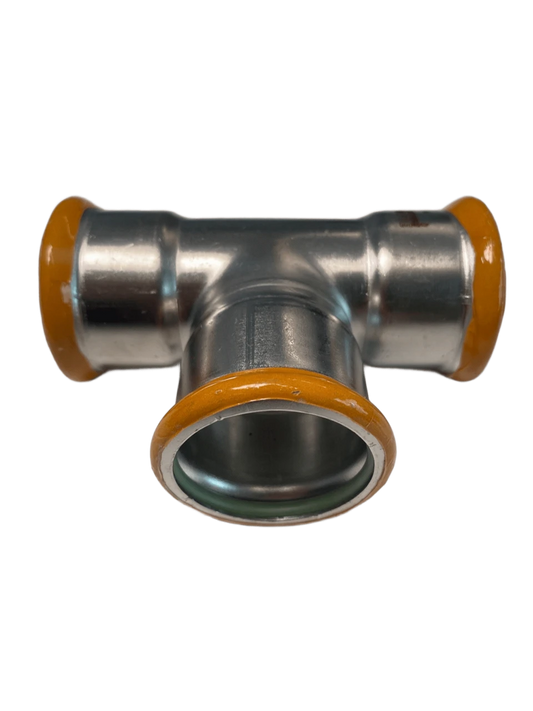 EUROPRESS 304L Stainless Steel Tee with Viton Seals