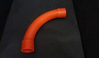 11.20.O 20MM SOLID ELBOW 90DEG ORANGE CONDUIT
