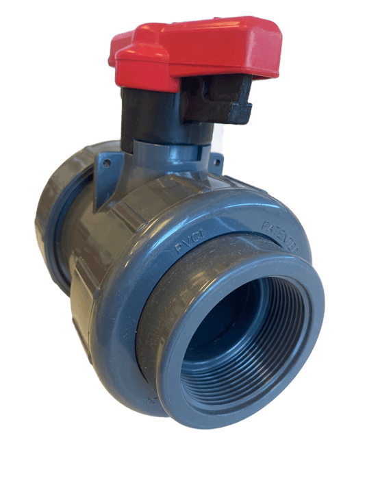 Sch80 PVC True Union 2000 Industrial Ball Valve BSP PVC EPDM
