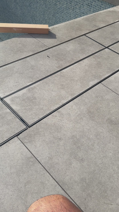 Eco-Vanishing Cavity Storage - Tiled lid, Under Ground aluminium units