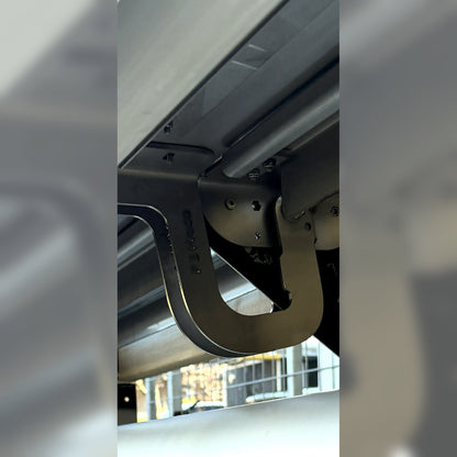 PSH Eco Vanishing Tile Lid bracket close-up two