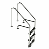 C/LEVER 3-STEP LADDER-FLANGED